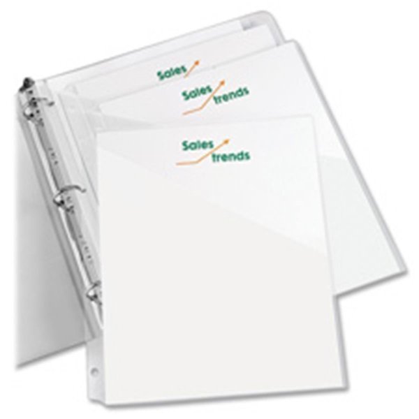Binder Pockets; 3HP; Letter; 8.5 in. x 11 in.; Assorted, 5PK, Workstation, Mfr#: TH523711